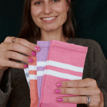 Ooley Socken Sporty Melange Pink M (39-42)