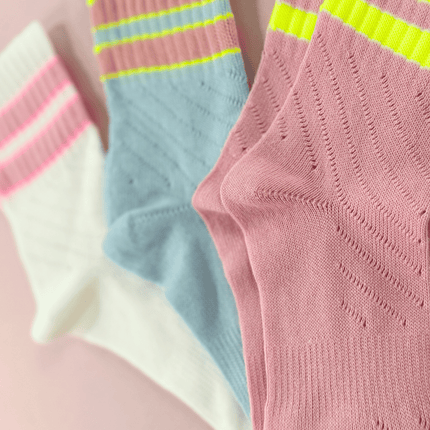 Ooley Socken Sporty Mesh NEON rosa M (39-43)
