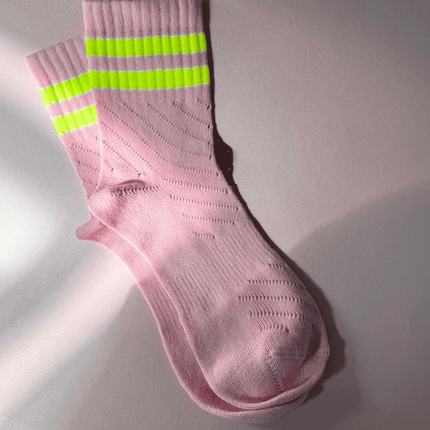 Ooley Socken Sporty Mesh NEON rosa M (39-43)