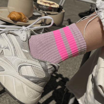 Ooley Socken Starlight Glitter Pink M (39-42)
