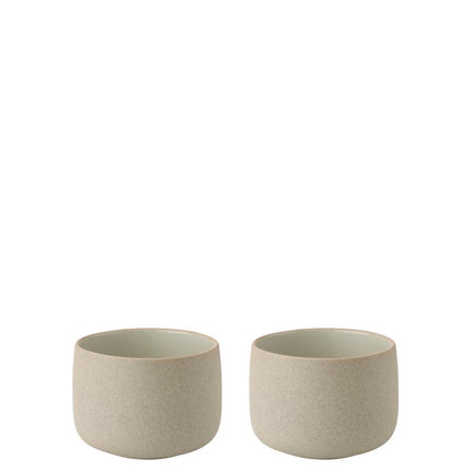 Stelton Becher Emma 0,15 l grau, 2 Stück