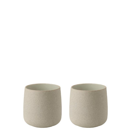 Stelton Becher Emma 0,22 l grau, 2 Stück