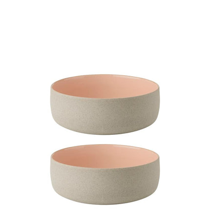 Stelton Schale Emma 13,5 cm grau/rosa, 2 Stück