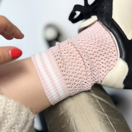 Ooley Socken Streetmood Net Ice rose M (39-43)