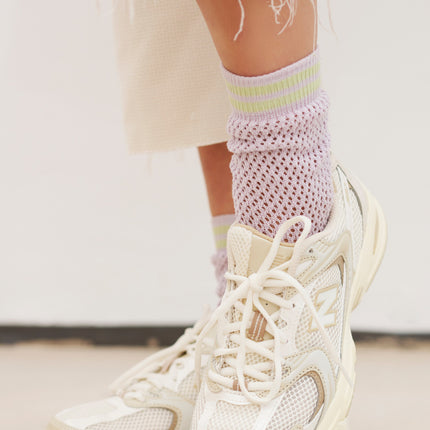 Ooley Socken Streetmood Net Lilac M (39-43)