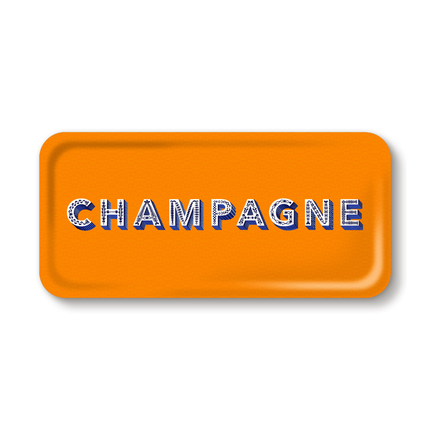 Jamida of Sweden Tablett Champagne orange 32 x 15 cm