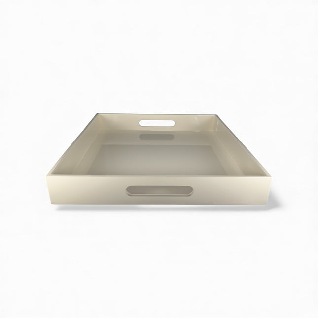 Albert L. Lacquer Tablett 32 x 32 cm natur