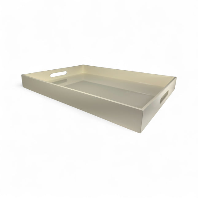 Albert L. Lacquer Tablett 50 x 38 cm natur