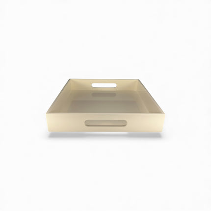 Albert L. Lacquer Tablett 27 x 27 cm natur