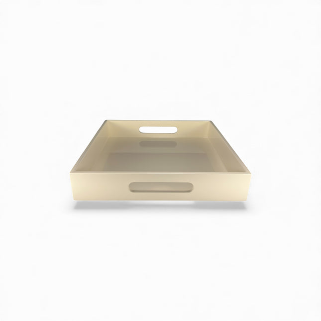 Albert L. Lacquer Tablett 27 x 27 cm natur