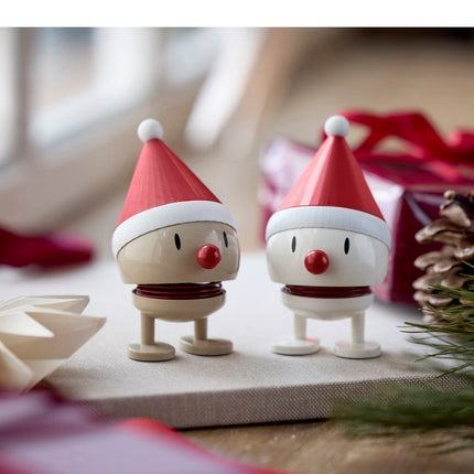 Hoptimist Elf Weiß und Beige skandinavische Weihnachtsdeko