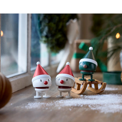 Hoptimist Weihnachtself Weiß, Beige und Tannengrün als Weihnachtsgeschenk