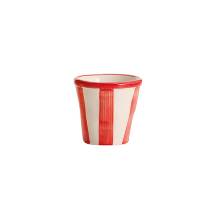Zafferano Handgefertigte Espressobecher Righe 6er-Set