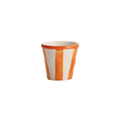 Zafferano Handgefertigte Espressobecher Righe 6er-Set