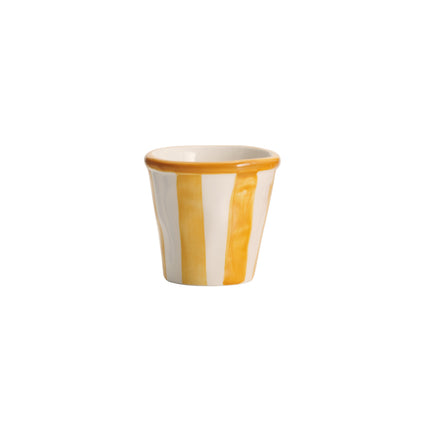 Zafferano Handgefertigte Espressobecher Righe 6er-Set