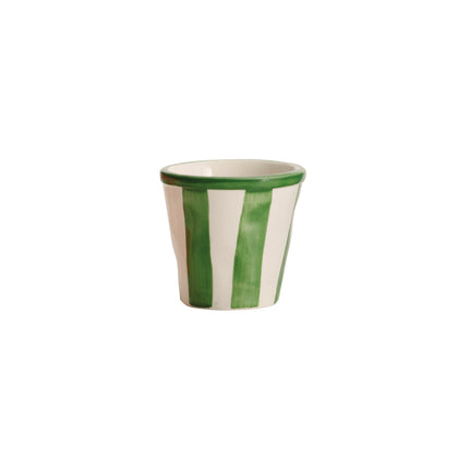 Zafferano Handgefertigte Espressobecher Righe 6er-Set