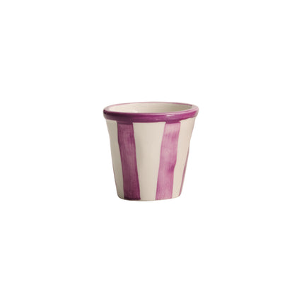 Zafferano Handgefertigte Espressobecher Righe 6er-Set