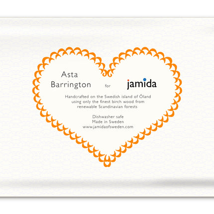 Jamida of Sweden Tablett Champagne orange 32 x 15 cm