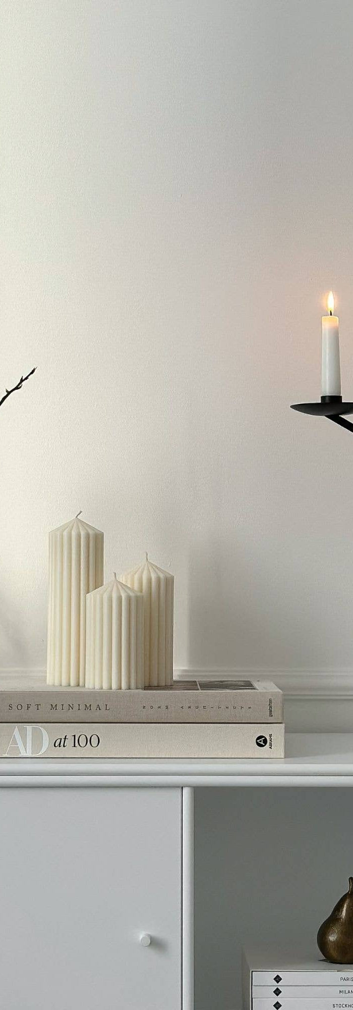 <h1>Handgegossene Skulptur-Kerzen</h1>