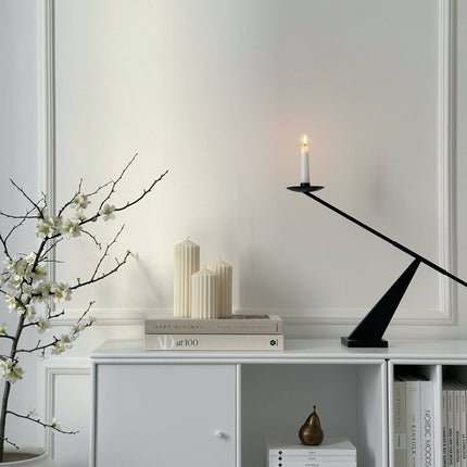 Skulptur Kerze Cremona – Rapswachs, H 16 cm