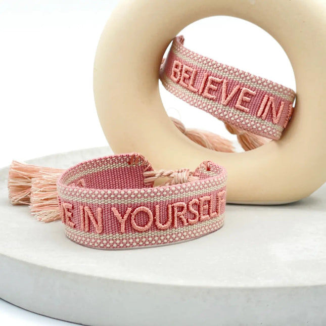 Parsley & Pepper Statement Armband Believe in yourself