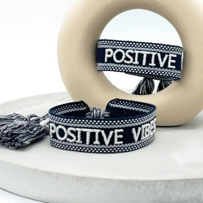 Parsley & Pepper Statement Armband Positive Vibes