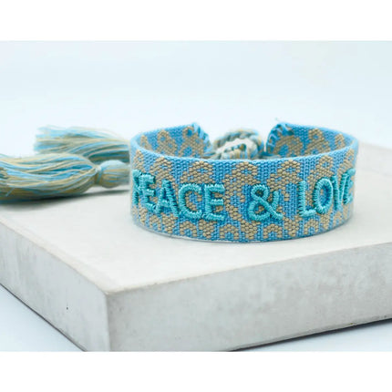 Parsley & Pepper Statement Armband Peace & Love