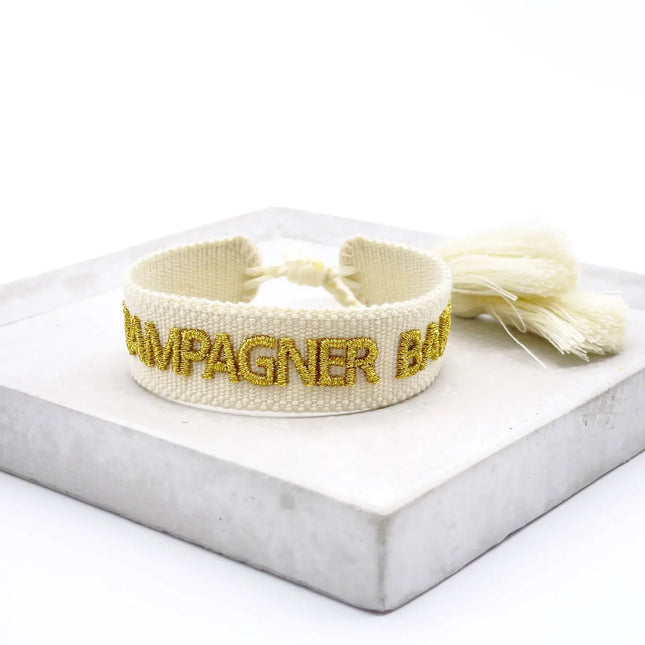 Parsley & Pepper Statement Armband Champagner Baby