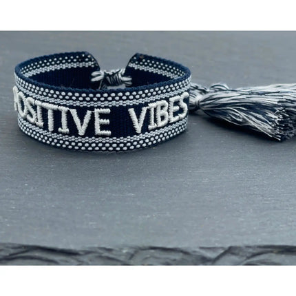 Parsley & Pepper Statement Armband Positive Vibes