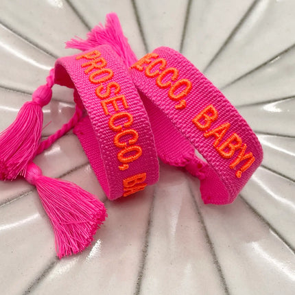 Parsley & Pepper Statement Armband Prosecco, Baby Pink