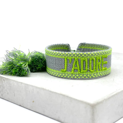 Parsley & Pepper Statement Armband J´adore grün