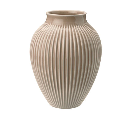 Knabstrup Vase Ripple Dusty rose 27 cm