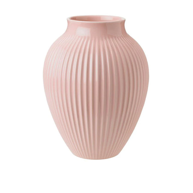 Knabstrup Vase Ripple rosa 27 cm