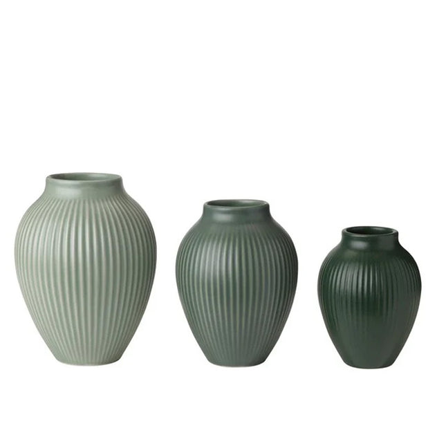 Knabstrup Keramik Vase 3er-Set