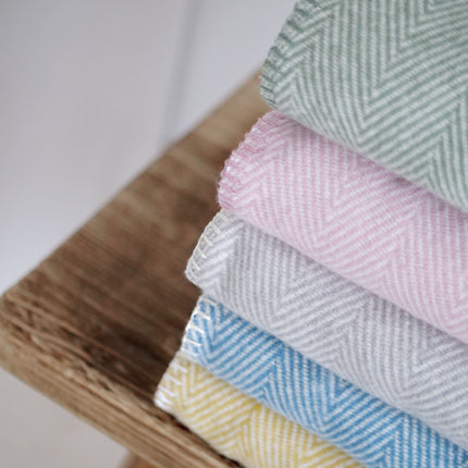 RIEMA Kuscheldecke Finn aus 100% Bio-Baumwolle grau