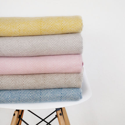 RIEMA Kuscheldecke Finn aus 100% Bio-Baumwolle grau
